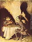 Arthur Rackham Paintings - Mother Goose Jack Sprat and His Wife by Arthur Rackham